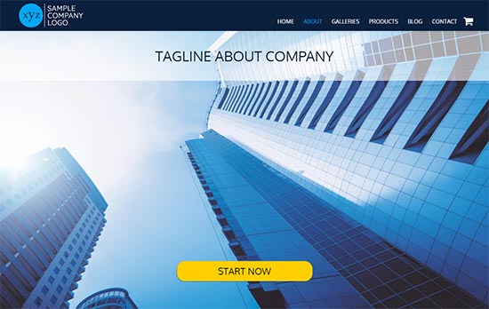 General Business html website template